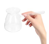 Housoutil Cafetière Turque Borosilicate 450Ml Verre Transparent Poignée Latérale pour Café Turc et Chauffe-Lait Compatible Cuisinière Induction