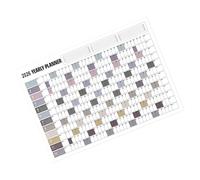 Housoutil Calendrier Mural Grand Format avec Planificateur Simple Calendrier Papier Mural Annuel pour Maison et Bureau Affichage Clair et Espace Écriture Large