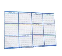 Housoutil Calendrier Mural Mensuel Effaçable Grand Calendrier Double Face Plastifié Planificateur Quotidien Suspendu pour Bureau et Maison Format Pratique