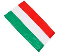 Housoutil Cape Drapeau National Hongrie 90x150 Cm en Polyester Œillets, Grand Drapeau Hongrois pour Décoration Extérieure, Jardin, Fêtes Nationales et Pendaison de Crémaillère