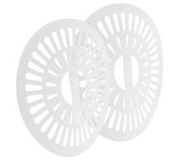 Housoutil Capuchon Rond en Plastique pour Tambour Essoreuse de Machine à Laver 2pcs, Accessoire de Couvercle Remplaçable pour Prolonger la Durée de Vie et Maintenir Vêtements Plats