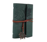 Housoutil Carnet de Planification Quotidienne Papier Kraft Agenda à Spirale Pratique et Notepad Rétro Vert Pêche pour Notes et Organisation