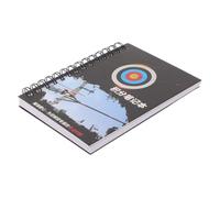 Housoutil Carnet de Score pour Tir à L’Arc, Livret de Statistiques Papier Anti-Bavure, Accessoire de Sport pour Tournois et Entraînements