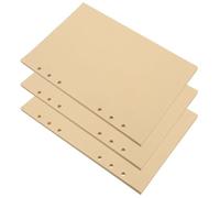 Housoutil Carnets Papier Rechargeable Sans Lignes Inserts Mobiles pour Cahier à Anneaux Papier Recharges pour Planner Journal Fournitures Bureau École