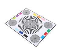 Housoutil Carte D'étalonnage D'objectif pour Caméra de Sécurité 40x30 Cm, Accessoire Professionnel de Test et Réglage Précis de Mise Point Mire Chromatique, Outil Compatible