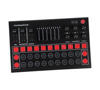 Housoutil Carte Portable Multifonction Dsp Bruit Monitoring Réel Compatible Téléphone et PC pour Streaming Live et Enregistrement Audio
