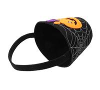 Housoutil citrouille d'Halloween enfant bonbons petit tromper ou traiter la citrouille Friandises étiquette de fête pochette seau de citrouille d'halloween tissu non tissé