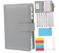 Housoutil Classeur de Budget Similicuir Organisateur Économique Portable pour Planification Financière et Épargne Design Pratique pour Rangement Facile