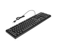 Housoutil Clavier Filaire USB Complet avec Bloc Numérique Conception Ergonomique pour Pc Travail Et Jeux