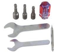 Housoutil installation Pratique pour Imprimante 3d de Buse en Métal Argenté, Outil Multifonction Résistant, Kit de Changement de Buse pour Usage Industriel
