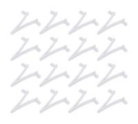 Housoutil Clips en V pour Piscine 24 Pcs en ABS Fixation pour Brosse de Piscine Épuisette et Râteau à Feuilles Accessoires de Remplacement Résistants et Solide Usage et Spa