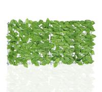 Housoutil Clôture de Jardin en Feuillage Artificiel Serré pour Brise-Vue, Mur Végétal pour Balcon et Cour, Décoration Extérieure Feuilles Réalistes et Protection Solaire
