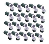 Housoutil Coffret Pratique 20Pcs en Papier Kraft pour Huiles Essentielles Boîte Cylindrique Réutilisable Contenant Multifonctionnel pour Cosmétiques Thé et Parfum