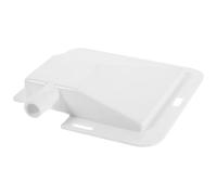 Housoutil Collecteur D'eau de Climatisation de Forme Entonnoir en Plastique Blanc, Bac à Eau Climatiseur Installation Facile Design Esthétique Épuré Compatible Plusieurs Modèles