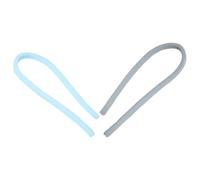 Housoutil Combleur d'Espace pour Matelas et Tête de Lit 2 Pièces 200 CM Gris et Bleu Rallonge Anti-Chute pour Lit King Size et Couture de Matelas