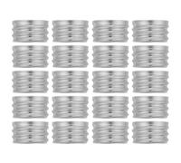 Housoutil Convertisseurs de Douille E40 vers E27 Lot de 20 Pièces, Bagues Métalliques Résistantes pour Adaptateur d'Ampoule, Adaptés aux Luminaires d'Intérieur et Ateliers