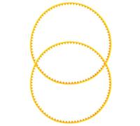 Housoutil Courroies pour Machine à Barbe à Papa 2 Pièces en Plastique Pvc Robuste, Accessoires Réutilisables pour Machines à Sucre D'intérieur, Pièce Détachée pour Usage Professionnel