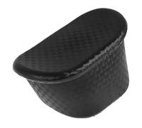 Housoutil Coussin Cervical Incurvé pour Bac à Shampoing en Pvc Noir Résistance la Déformation et Confort, Design Simple et Élégant pour Salon de Coiffure