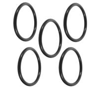 Housoutil Coussins en Caoutchouc Noir Surface Lisse Lot de 5 Accessoire pour Contemplation et Amateurs de Musique pour Bol Chantant et Bol Sonore