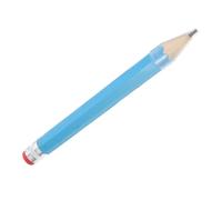 Housoutil Crayon Bois Jumbo Bleu Crayon Épais avec Capuchon Protecteur Accessoire pour Garçon Fille Enseignants et Décorations de Fête