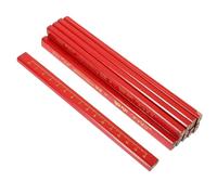 Housoutil Crayons Octogonaux Travail du Bois 72 Pièces Crayons de Charpentier Plats à Mine Noire Marqueur Professionnel pour Chantier et Construction