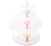 Housoutil Crochet Mural en Bois Forme Nuage Gris sans Perçage Lot de 3 Crochets Décoratifs pour Chambre D’Garçon et Filles Organisateur Pratique pour Clés Vêtements et Accessoires