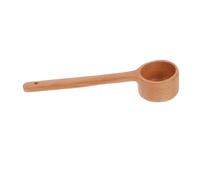Housoutil Cuillère Doseuse en Bois de Hêtre 15X5 CM 25 Ml Cuillère à Café Multifonction Réutilisable pour Café Épices et Poudre Fine Louche Courte la Cuisine et Usage Quotidien