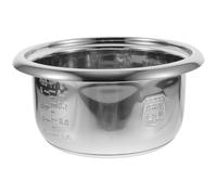 Housoutil Cuve Intérieure de Cuiseur à Riz 400w 2l en Acier Inoxydable | Cuiseur Riz Seb Classic 2, Argenté, Portable et Multipurpose, Intérieur Scale pour Maison