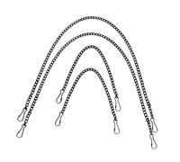 Housoutil Design Polyvalent en Fer Chaînes Noires Lot de 4 pour Suspendre et Installation Facile Posters et Vitraux pour Divers Usages Décoratifs