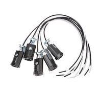 Housoutil Douille de Lampe E12 à Vis Lot de 5 Supports pour Plafonnier Culot d'Ampoule à Bougie Compatible Ampoules à Économie d'Énergie pour Éclairage d'Ambiance et Décoration Intérieure