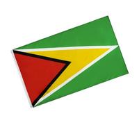 Housoutil Drapeau du Guyana en Polyester 90x150cm Léger et Réutilisable pour Décoration Intérieure et Célébration Nationale