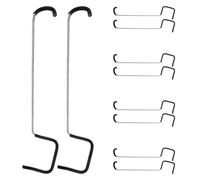 Housoutil Écarteur de Branches pour Arbre Fruitier 10pcs en Fil d'acier Galvanisé Caoutchouc, Installation Facile, Prévient la Casse des Branches pour Jardinage et Formation D'arbres