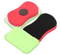 Housoutil Effaceurs pour Tableau Noir Lavables et Magnétiques, Lot de 2, Gomme Douce sans Résidu, Usage en Salle de t Bureau, Format Pratique Détachable Couleur Aléatoire