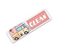 Housoutil Élégant Panneau de Cuisine Double Face « propre Et Sale » pour Appareils Électroménagers