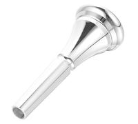 Housoutil Embouchure de Cor en Cuivre Argenté Facile à Nettoyer Design Créatif, Accessoire Solide pour Joueurs Professionnels et Étudiants