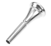 Housoutil Embouchure en Alliage de Cuivre Argenté Surface Lisse de Cor et Facile à Installer, pour Professionnels et Débutants Jouant du Cor