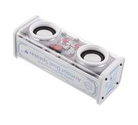 Housoutil Enceinte Portable Compacte avec Stéréo Puissant Basses Profondes et Éclairage LED Dynamique Enceinte Extérieure pour Fête Voyage et Plage