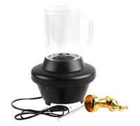 Housoutil Ensemble 1 Pièce Robinet Décoratif Flottant Fontaine d'Extérieur Plastique Résistant Compatible Ac220-240V Décoration Cour Bassin Fontaine à Jet Invisible