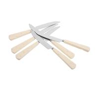 Housoutil Ensemble de 6 Couteaux à Fromage en Acier Inoxydable Multifonction Prise en Main Confortable pour Trancher et Tartiner le Beurre à Domicile Cuisine