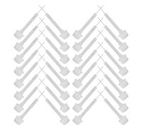 Housoutil Ensemble de 60 Pinceaux de Remplacement pour Vernis à Ongles Gel et Poudre Dip, Poils Ultra-fins en Pp Haute Densité, Brosses Précises pour Manucure à Domicile et Salon