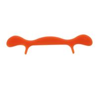 Housoutil Entraîneur de Sourire en Silicone Orange pour Visage Amincissant, Renforce Muscles Faciaux, Léger et Facile à Transporter, pour Femmes et Filles