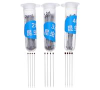 Housoutil Épingle à Spécimen D'insecte 300 Pcs en Acier Inoxydable Argenté Résistante la Flexion, Outil Éducatif pour L'affichage et L'étude des Lépidoptères en Classes de Biologie