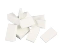 Housoutil Éponge à Maquillage Triangulaire Visage 24 Pièces en Plastique et Coton Latex, Toucher Confortable pour Types Variés de Peau, Usage Sûr et Pratique