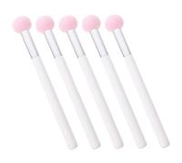 Housoutil Éponges à Maquillage 5 Pièces Petit Format Applicateur Anti-rayures Femmes Usage Quotidien Poudre Mousse Rose Et Blanc