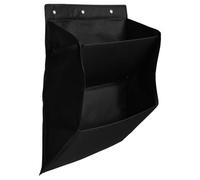 Housoutil Étagère à Chaussures Murale Double Couche en Tissu Oxford Noir avec Crochets Porte-Chaussures Suspendu pour Camping-Car et Caravane Organisateur de Rangement Pratique pour