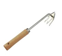 Housoutil Extracteur de Mauvaises Herbes Multifonction Ergonomique en Métal pour Jardin avec Poignée Antidérapante en Bois