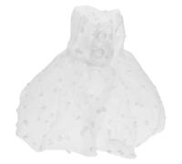 Housoutil Faux Poignets de Manches, Poignets pour Manteaux en Polyester Blanc, Décoration de Manchette en Mousseline de Soie, pour Robes de Mariée et Spectacles de Scène, Femmes et Filles