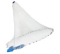 Housoutil Filet de Pêche à Lancer Manuel en Monofilament sans Anneau Grand Filet Pliable en Acier 300 Outil Portable pour Pêche en Mer et Rivière Solide et Léger