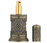 Housoutil Flacon Vaporisateur en Alliage 15 Ml pour Huiles Essentielles Distributeur Cosmétique Antique Étanche et Compact pour Voyage et Aromathérapie