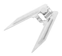 Housoutil Fourchette à Poulet Rôti Four en Acier Inoxydable Épais Accessoire Rotatif de Rôtisserie pour Barbecue Ustensile la Cuisine INOX pour Viandes et Poissons Grillés 1 Pièce